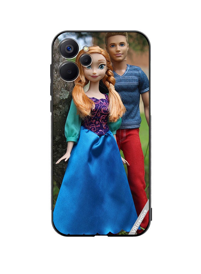 VR CREATIVE Protective Case Cover For Realme 9i 5G Barbie With Boy Design Multicolour - Image 1