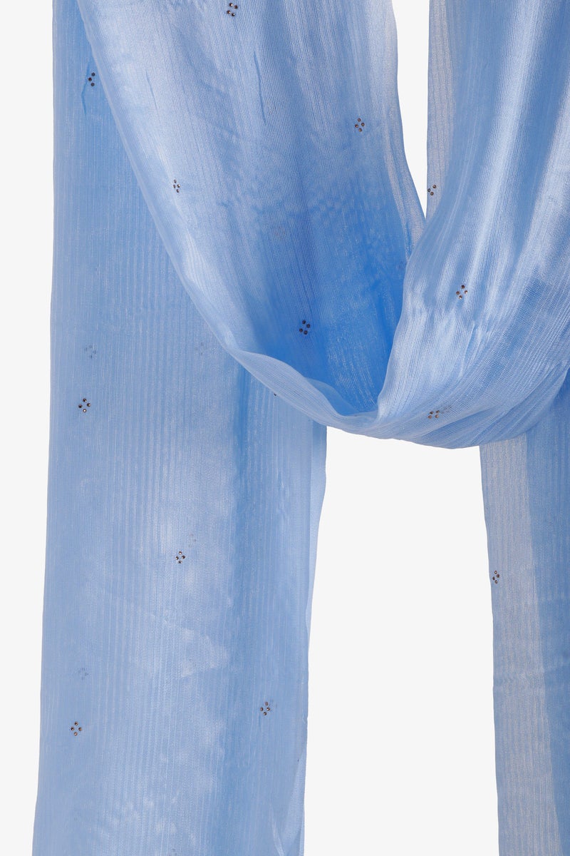 Carina Embroidered Clusters Scarf - Image 2