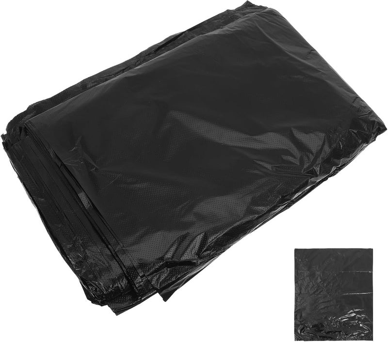 Large Black Garbage Bags 50pcs Thickened Plastic Rubbish Bags 50X60 Inch Strong Trash Can Liners for Home and Community Use - Image 1