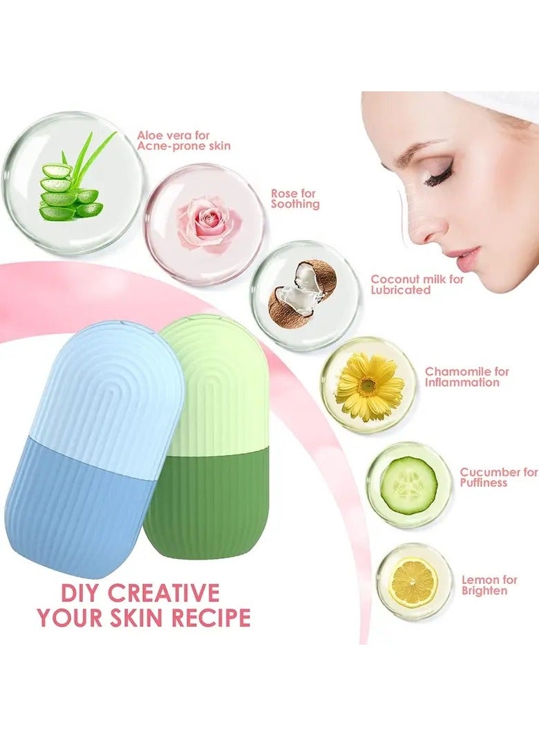Silicone Ice Face Roller Contour and Shrink Pores Remove DarkCircles and Massage Skin - Black - Image 5