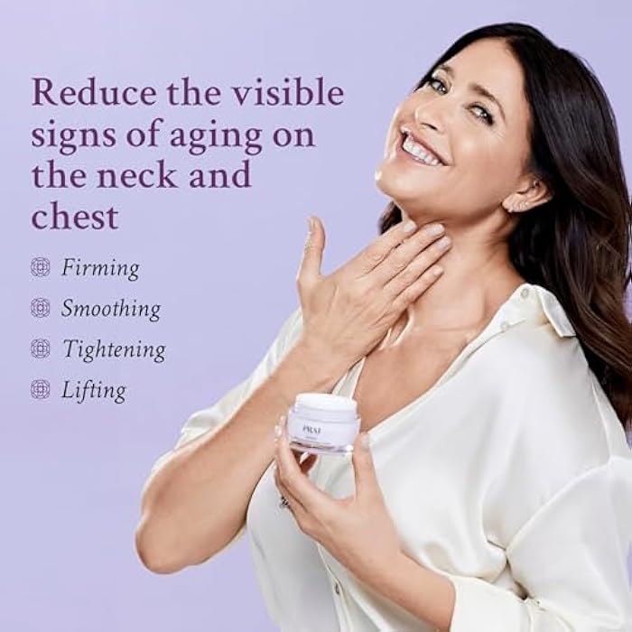 PRAI Neck Creme for Tightening & Firming Beauty | Neck Firming Cream That Boosts Elasticity | Cruelty & Paraben-Free Vegan Neck Tightening Cream | Neck and Chest Firming Cream With Hyaluronic Acid - Image 2