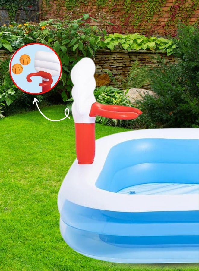 Bestway Inflatable Kids Pool with Basketball Hoops – Indoor & Outdoor Use  - Image 4