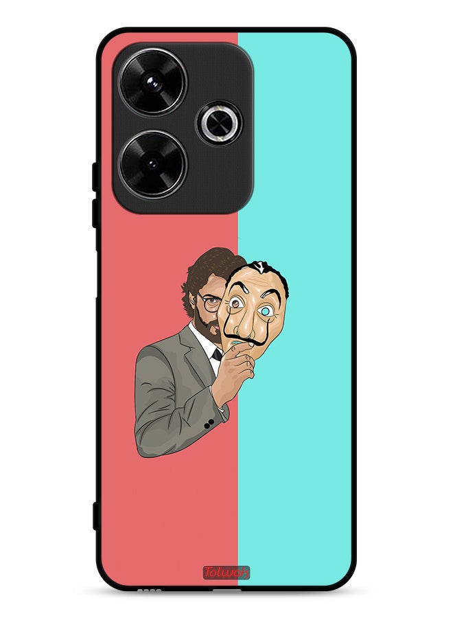 Tolwak Xiaomi Redmi 13 4G Protective Case Cover The Professor Art - Image 1