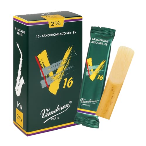 Vandoren SR7025 Alto Sax V16 Reeds Strength 2.5; Box of 10 - Image 1