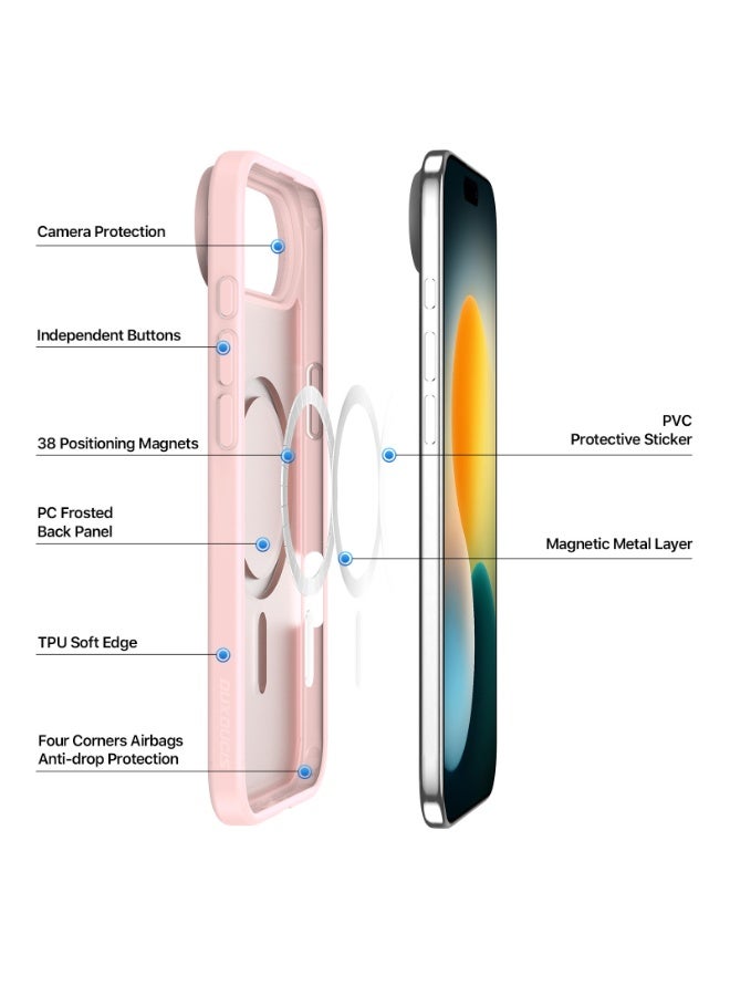 DUX DUCIS Magnetic Shockproof Case for iPhone 17 Air, MagSafe Compatible, Sweat-Resistant & Anti-Fingerprint Translucent Protective Case - Image 3