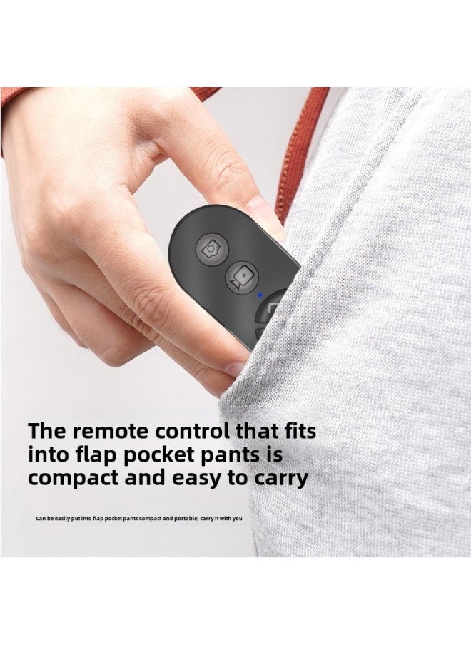 USB Charging TikTok Bluetooth Remote Control Mobile Phone Selfie Short Video Shutter Camera Flip-up Praise Device-Color:Battery Type-TikTok Bluetooth [OPP Bag + Manual]] - Image 2