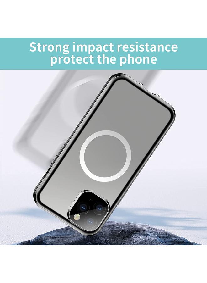 S-TOP Case For iPhone 12 360 Full Body Magnetic Frosted Magsafe Phone Case - Image 4