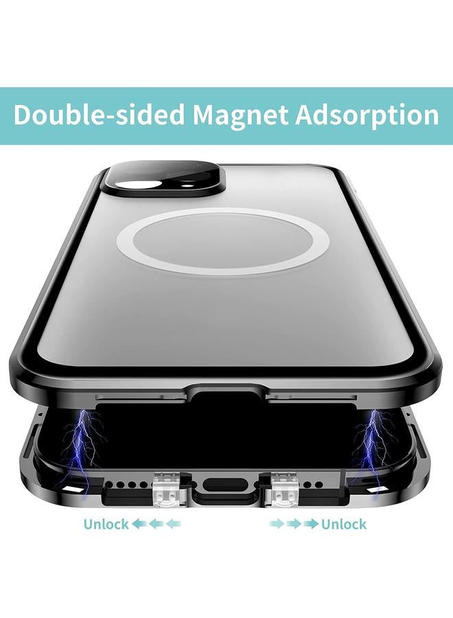 S-TOP Case For iPhone 12 360 Full Body Magnetic Frosted Magsafe Phone Case - Image 3