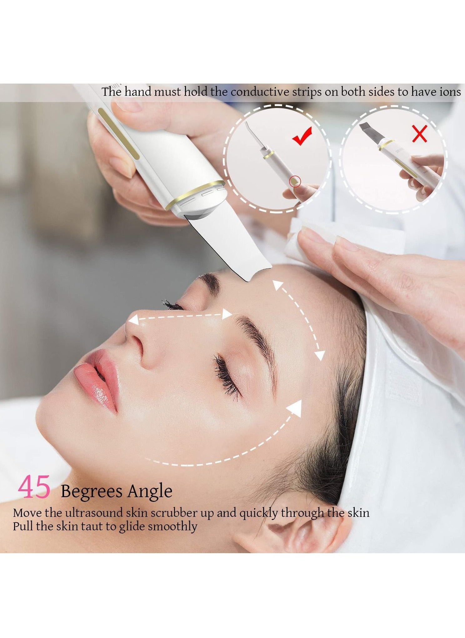 Ultrasonic Skin Scrubber Vibration Face Spatula Blackhead Remover Facial Scrubber Shovel Clean Cavitation Peeling Facial Lifting - https://f.nooncdn.com/p/pzsku/Z897D3C780B6F3B93CD4AZ/45/_/1652343599/e258a26c-5bf5-4ac3-9c55-297f04df80c4.jpg?width=original