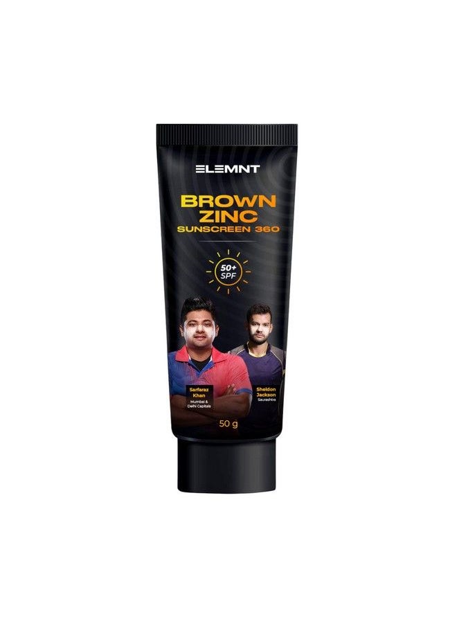 واقي الشمس Brown Zinc 360 واقي الشمس Brown Zinc Oxide للاعبي الكريكيت؛ واقي الشمس Brown Zinc SPF 50 مقاوم للماء والعرق يدوم لمدة 3 ساعات + 50 جرام - pzsku/Z897D46CF0C736E98EA48Z/45/_/1689145735/e8a8b07e-c368-4737-b56e-aab3e4a700c1