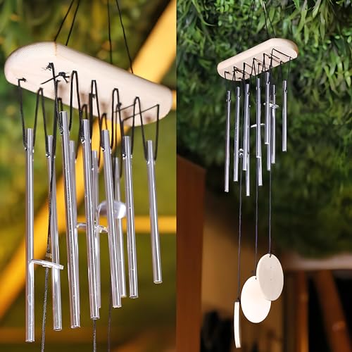 sculpmart Wind Chimes for Home Positive Energy - Hanging Bells for Home Decoration and Balcony Decor with Melody Sound (10-Pipe) - Image 1