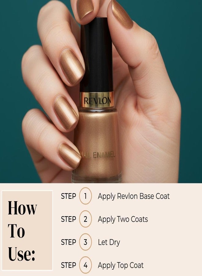 REVLON Matte Finish Nail Enamel, Cocktail Copper, 8ml - Image 5