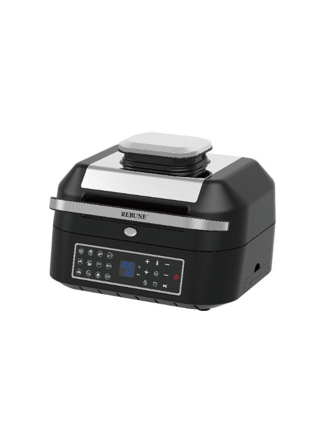Repune Indoor Grill And Fryer   Black - Image 2