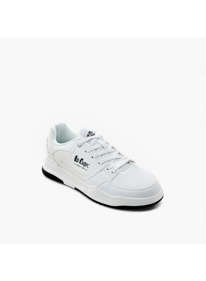 Lee Cooper Men's Logo Detail Lace-Up Sneakers