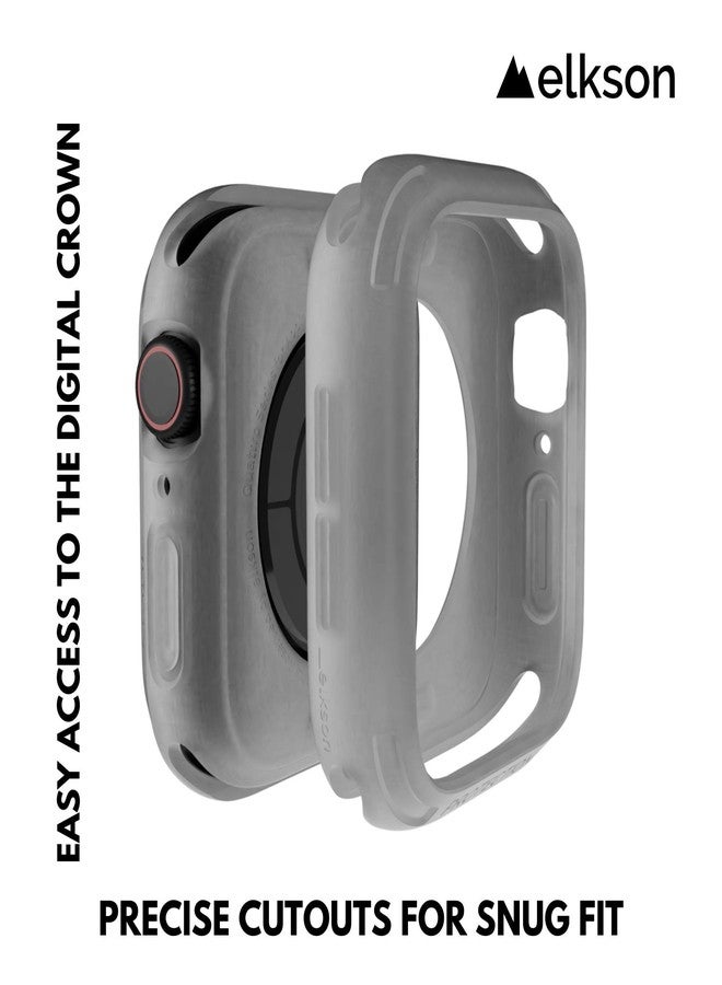 elkson Compatible with Apple Watch 44mm Bumper Case, Rugged and Protective - Image 2