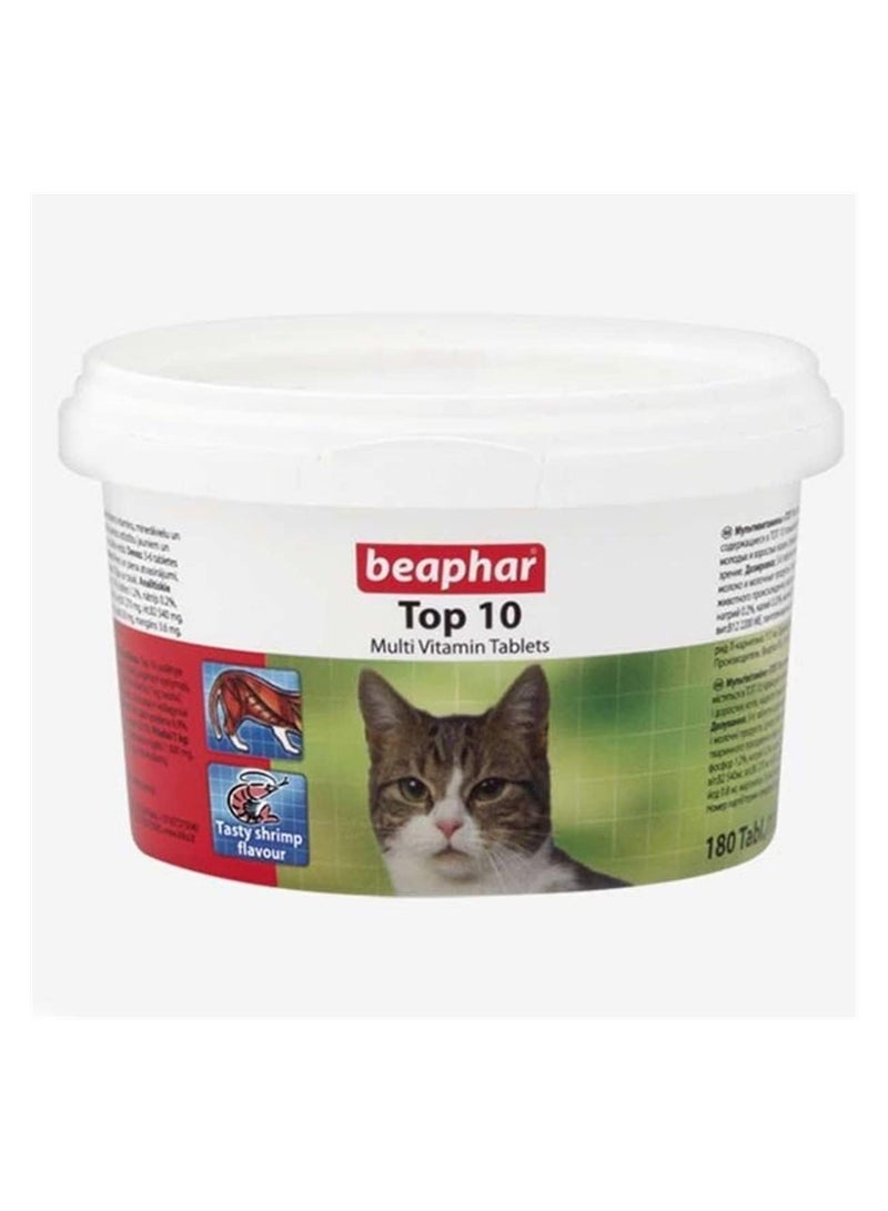 بيفار - أفضل 10 فيتامينات متعددة للقطط (180 قرص) - Image 1