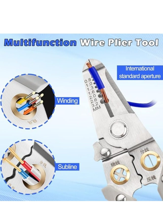 Generic - Special Wire Stripper for Electrician, 6 in 1 Multifunction Wire Pliers Tool - Image 1