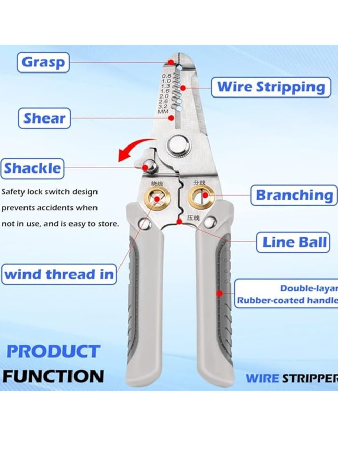Generic - Special Wire Stripper for Electrician, 6 in 1 Multifunction Wire Pliers Tool - Image 1