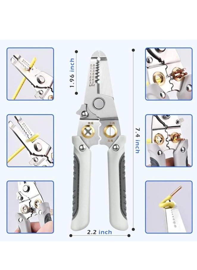 Generic - Special Wire Stripper for Electrician, 6 in 1 Multifunction Wire Pliers Tool - Image 1