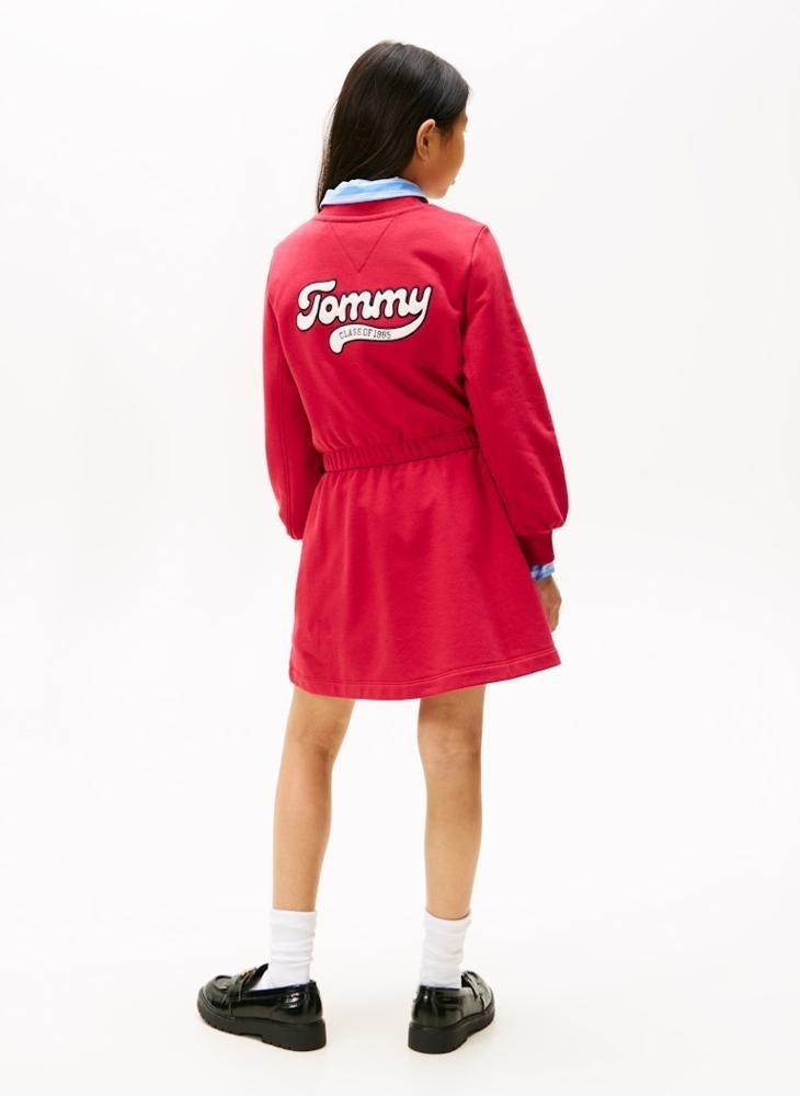 TOMMY HILFIGER kids varsity mini  dress - Image 2