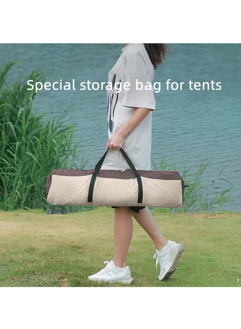 Cyber 4 Person Automatic Camping Tent | Lightweight Waterproof Pop-Up Tent with Removable Rainfly & Carry Bag | Easy Setup Outdoor Tent for Desert Camping, Hiking & Family Trips - Image 3