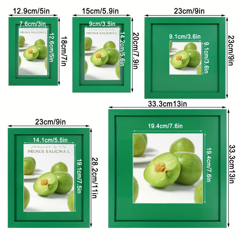 Green 4x6 Colorful Picture Frame for Wall or Desktop Display - Image 3