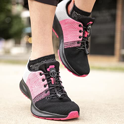 Lock Laces - Elastic No Tie Shoe Laces (Pack of 3) One Size Fits All, for Kids and Adults, Elastic No Tie Shoe Laces (Black-White-Gray) - Image 5