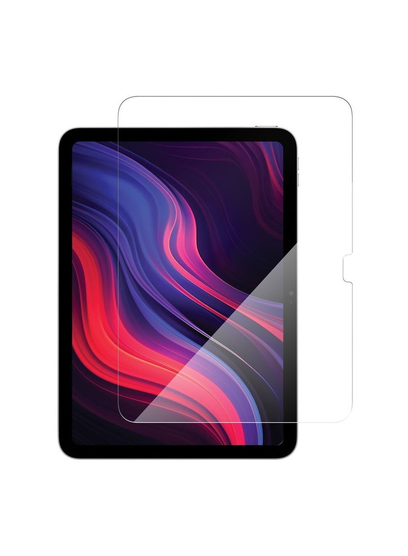 Moxedo Ultra Shield Tempered Glass Screen Protector HD Clear 9H Hardness Micro Curved Edges with Installation Guide Compatible with Apple iPad 10.9 inch - Image 1