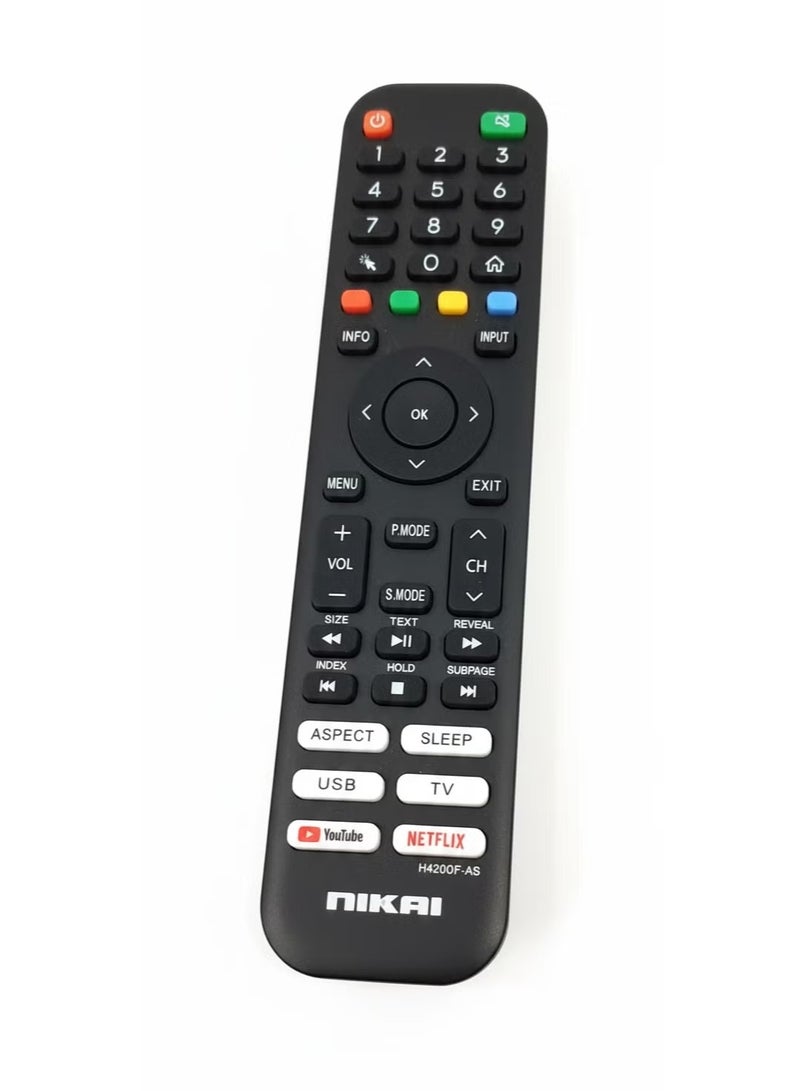 NIKAI Universal Smart TV Remote Control Replacement for Nikai LED LCD HDTV Models - Image 1