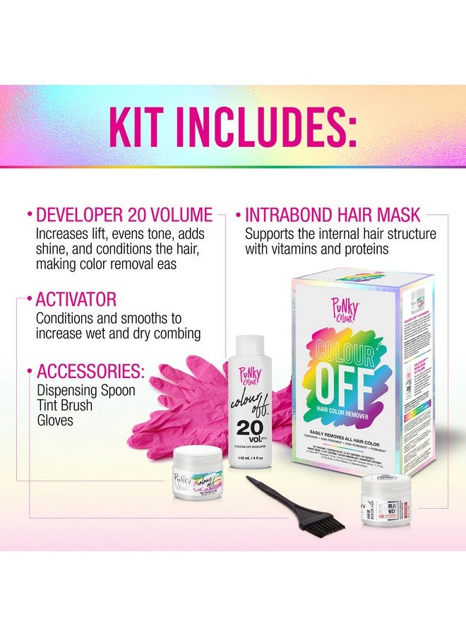 Punky Color Colour Off Kit Hair Color Remover For Temporary, Semi-permanent, Demi-permanent And Permanent Hair Dye - Image 3