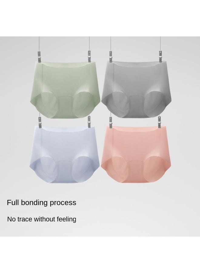 Bananain A Contour-cut 7a Antibacterial Seamless Lightweight Anti-wedgie Breathable Women's Underwear (4-pack) For Summer - Image 2