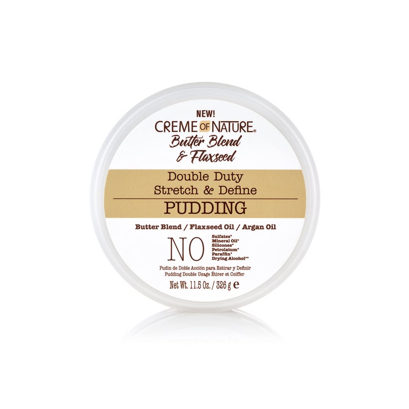 Creme of Nature, Curl Definition Pudding, Butter Blend, Argan Oil, Flaxseed Oil, Anti Frizz, 11.5 Oz (Pack of 2) - Image 3