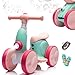 JoyRydz 6V Electric Baby Balance Bike with Bubble Machine4 in 1 Toddler Balance Bike wRemote for 1 Year Old Boys Girls Kids Bubble Bike Ride on Toys wPowered MotorMusicLED Lights GreenRed - Image 3