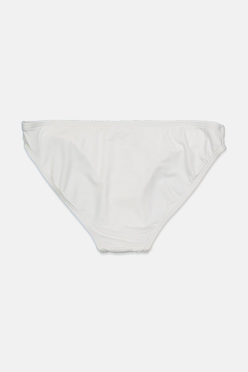 Michael Kors Women Plain Bikini Bottom, White  - Image 2
