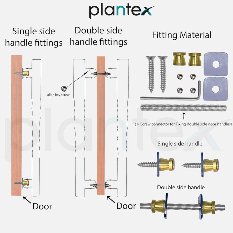 Plantex Heavy Duty Door Handle12inches Lion Shape Door Handle for Main DoorDoor Home DecorPull Push Handle for HomeHotel Pack of 1 283Brass Antique Finish 3 Years Warranty - Image 4