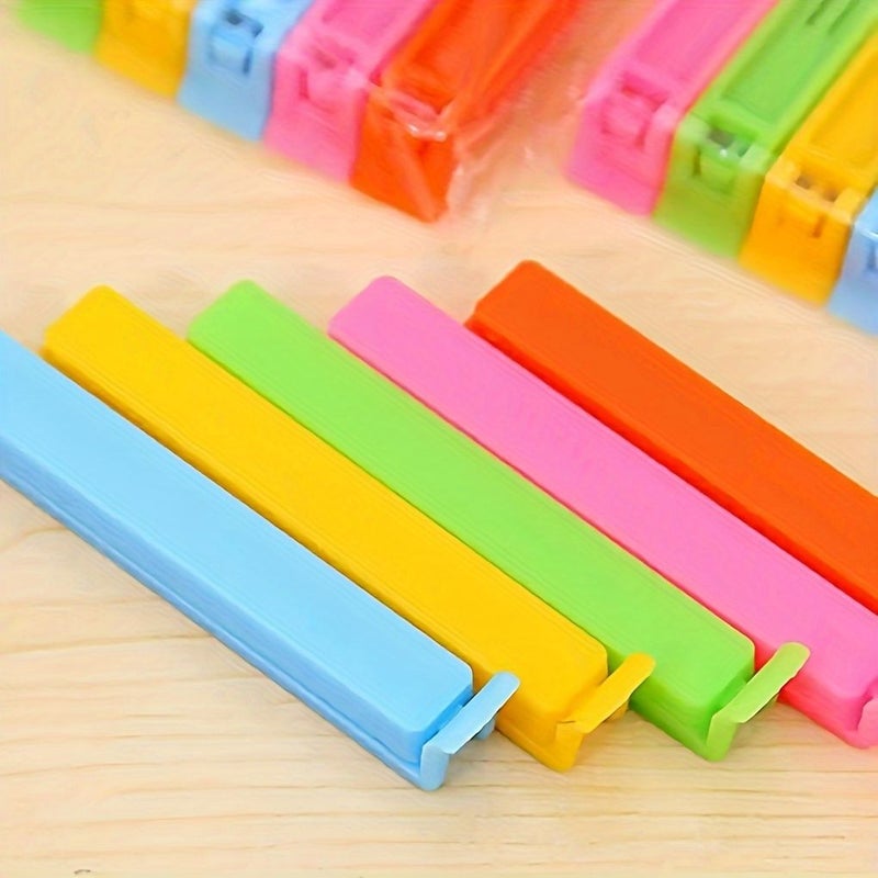 12 Pack Reusable Plastic Food Bag Clips Mix Colors Moisture Proof Dust Proof Fresh Keeping Sealing Clips For Kitchen Storage - Image 4