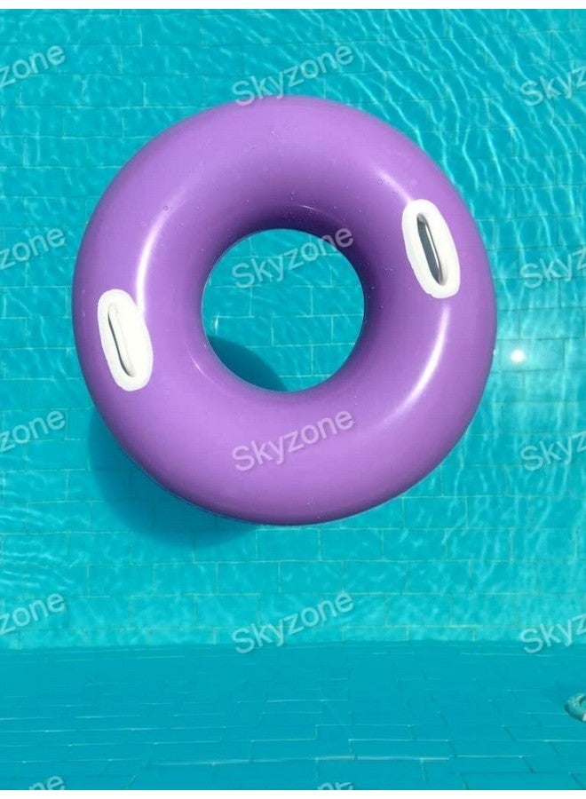 skyzone Inflatable Pool Rings Floats Water Wings Swimming Tube Float for Kids and Adults (Multi Color) - Image 3