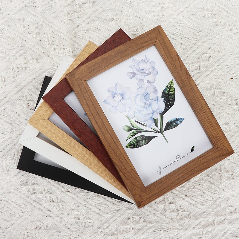 Special For Simple Style Creative Wooden Table Po Frame 567810 Inch A4 Wall Frame Logo Carving Gift - Image 5