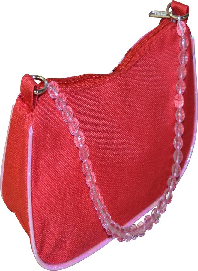 Ruz Disney/Nickelodeon Licensed Little Girl Shoulder Handbag With Beaded Handle (Minnie Mouse 2) - Image 3