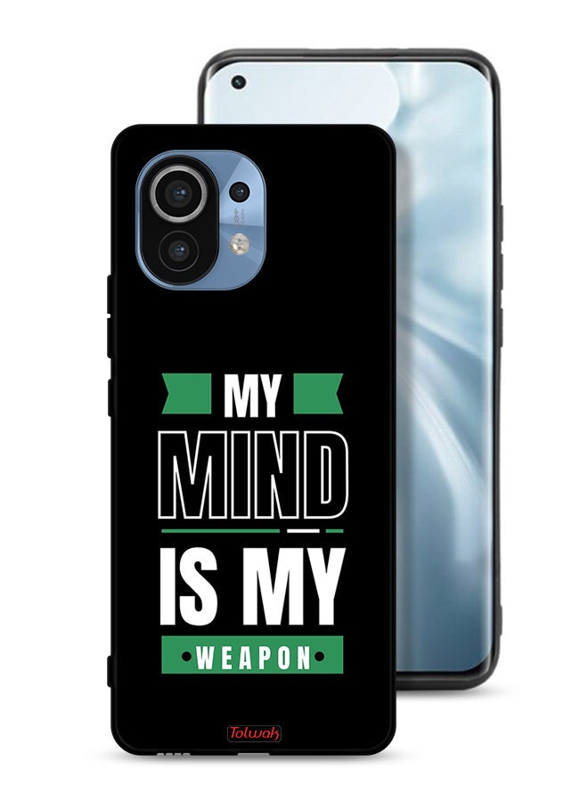 Tolwak Xiaomi Mi 11 Protective Case Cover My Mind Is My - Image 1