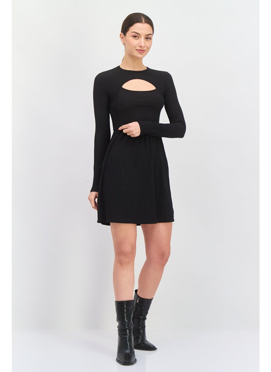 Women Plain Mini Dress, Black - pzsku/Z897EBC4C170C015D1DECZ/45/_/1737728087/229d2451-0ac1-4fb0-ab6a-145d7e0de7db