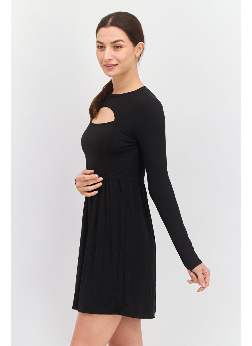 Women Plain Mini Dress, Black - pzsku/Z897EBC4C170C015D1DECZ/45/_/1737728092/a724d855-7f28-4a73-b9b0-1c39eaca9d44