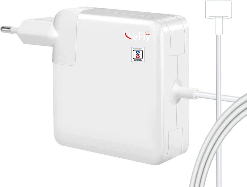 WeFly 60W Mag/Safe 2 Laptop Adapter Charger for 60W T-Tip Power Adapter Charger for Mac/Book Air 11" and 13" (2012, 2013, 2014, 2015, 2017 2018(A1436 / A1435 / A1502 / A1465/A1466) - Image 5