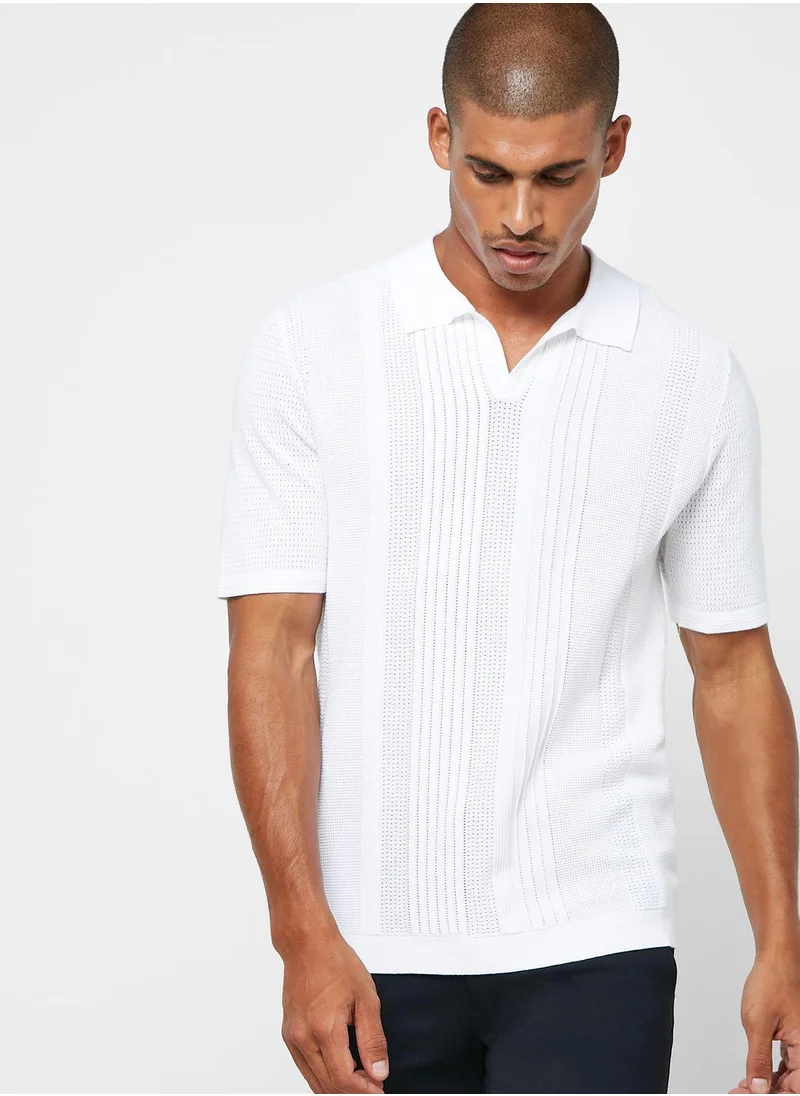 REISS Reggie Mesh Polo