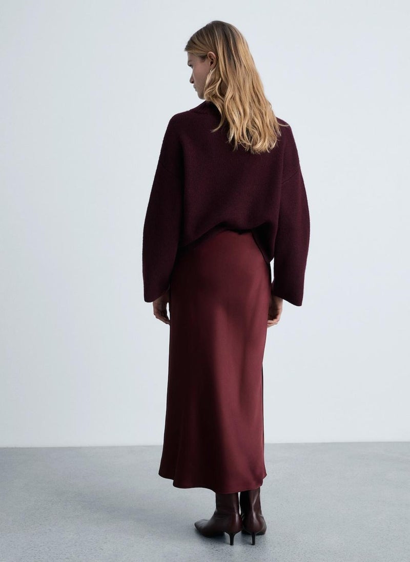 MANGO Midi Satin Skirt  - Image 2