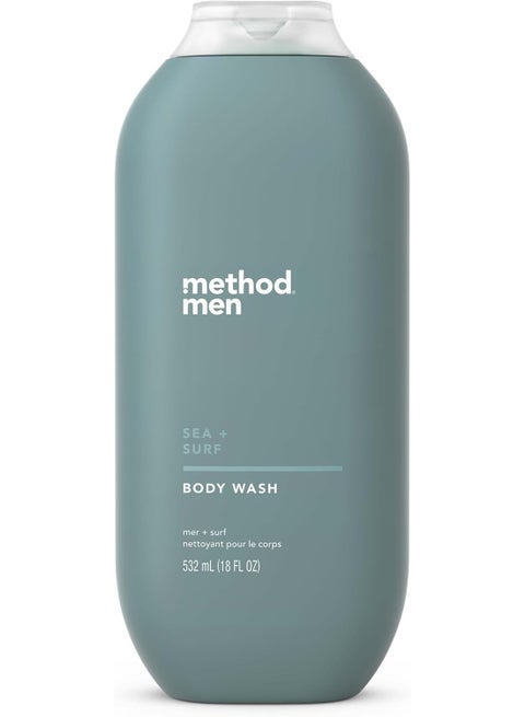 Method Men Body Wash Sea Surf 18 fl oz 532 ml