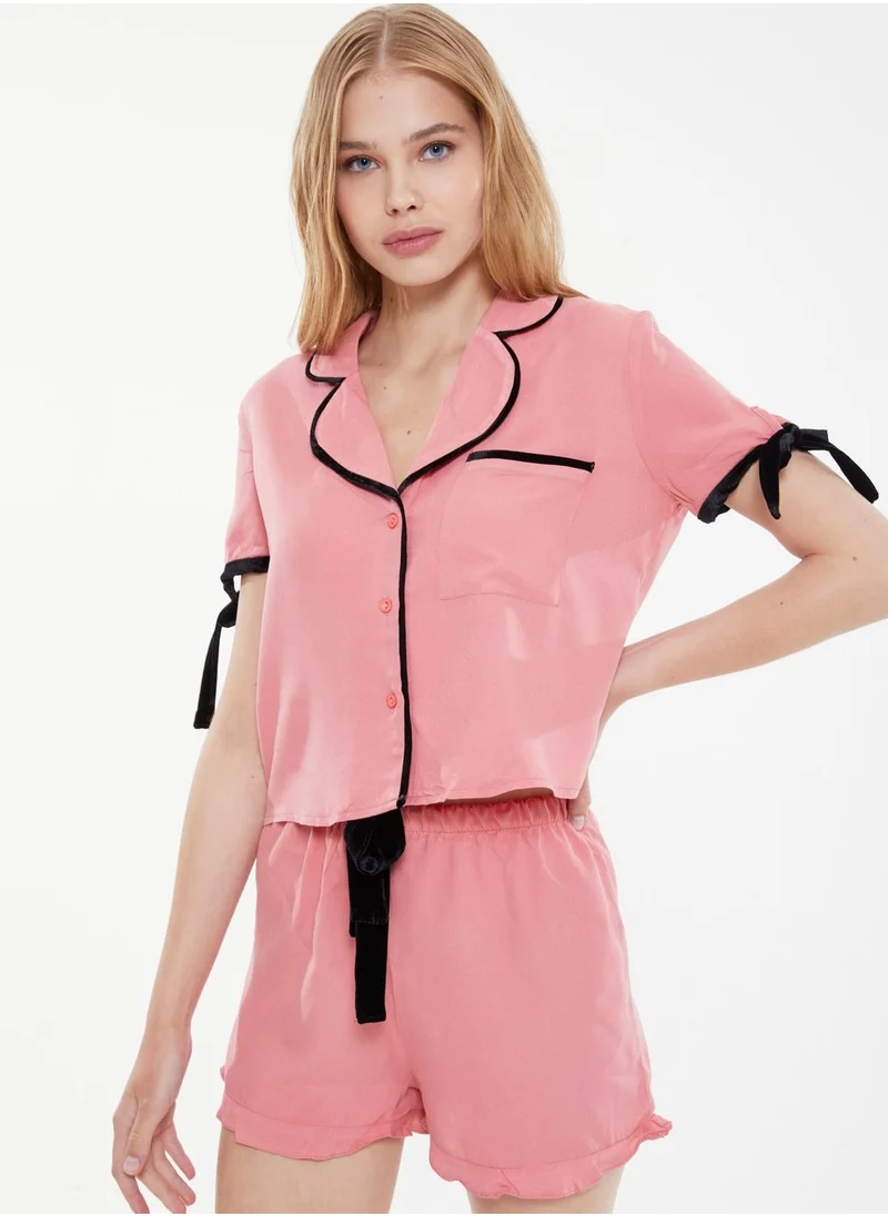 trendyol Knitted Pyjama Set