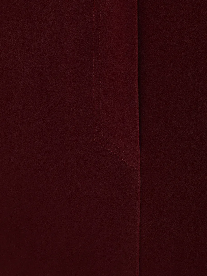Lichi  Straight eco-suede mini skirt for Women | Best Price UAE