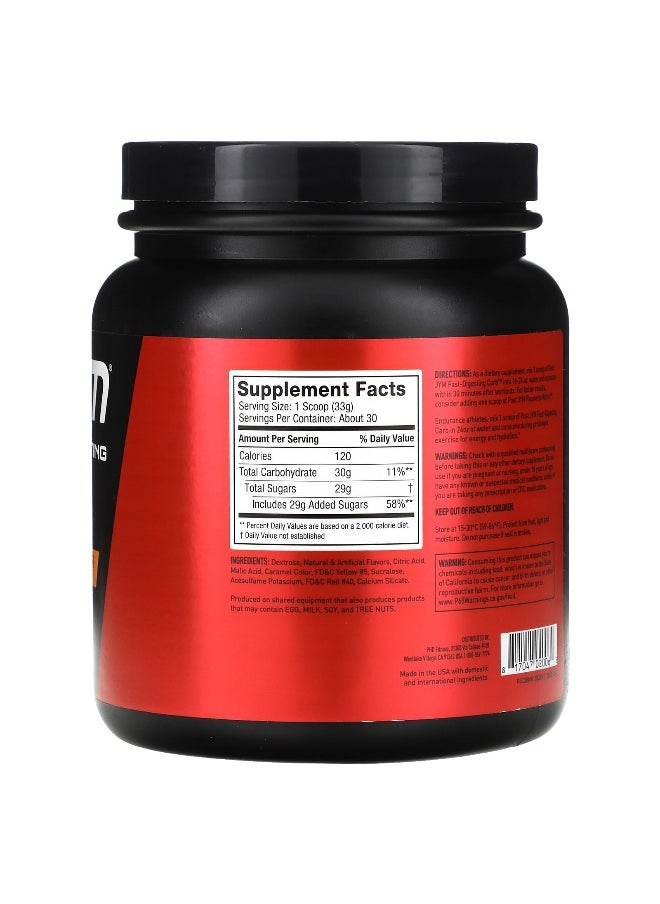 JYM Supplement Science JYM Supplement Science, Post JYM, Fast-Digesting Carb, Mandarin Orange, 2.2 lbs (993 g)  - Image 2
