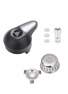 Y&D Steam Valve, Pressure Cooker Valve Replacement Part Accessories, with 3 Silicone Caps  - Image 1
